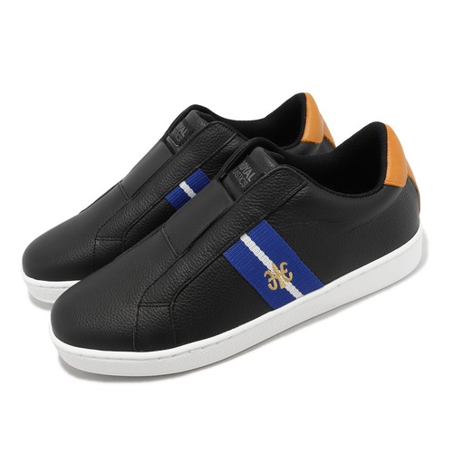 

Мужские повседневные туфли без шнуровки Royal Elastics Bishop Black Grey LifeStyle 01731-995, Черный, Bishop