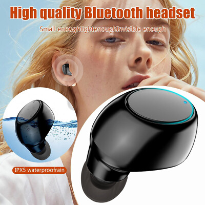 Single Wireless Earbuds Bluetooth 5.0 Stereo Bass In Ear Bluetooth Headphones V