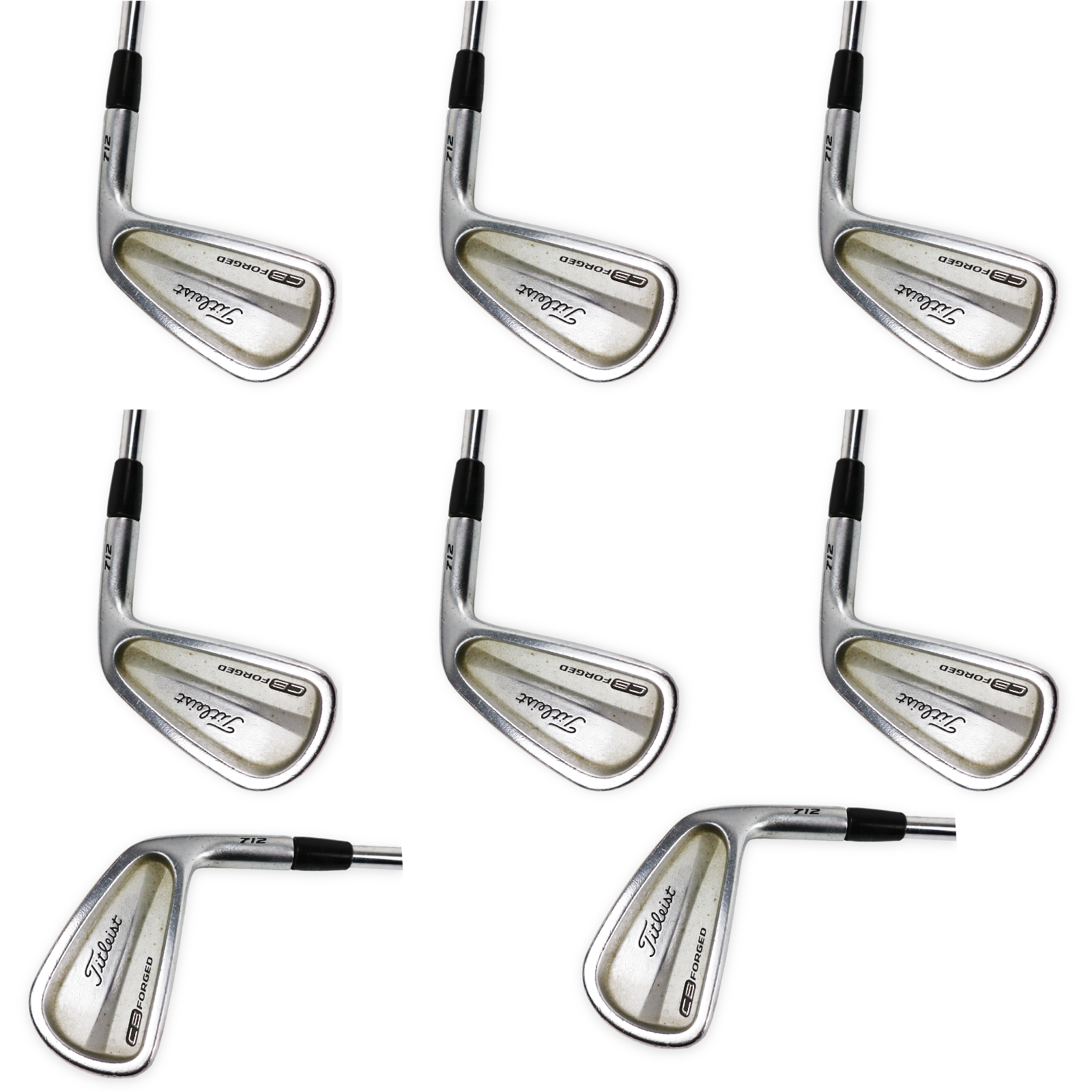 Titleist 712 CB Forged Irons - Set of 7 - ( 4-9P ) - RH - Picture 1 of 12