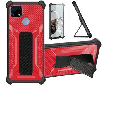 for Realme C25s Phone Case Cover Glass Screen Protector A1