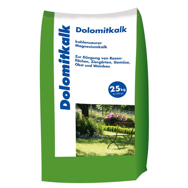 Dolomitkalk Rasenkalk Magnesiumkalk Gartenkalk Dünger Rasendünger Kalk 25 kg