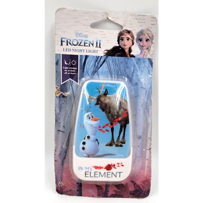 Disney Frozen 2 Olaf Sven Plug-in LED Night Light, Dusk-to-Dawn Sensor