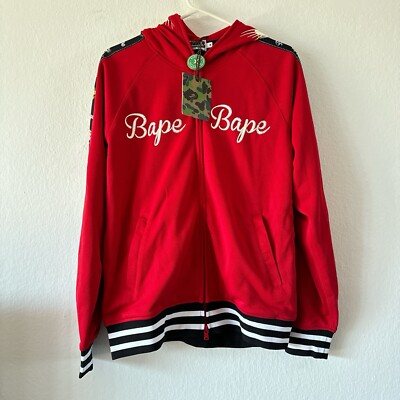 bape tiger full zip hoodie black size xl 225861452594