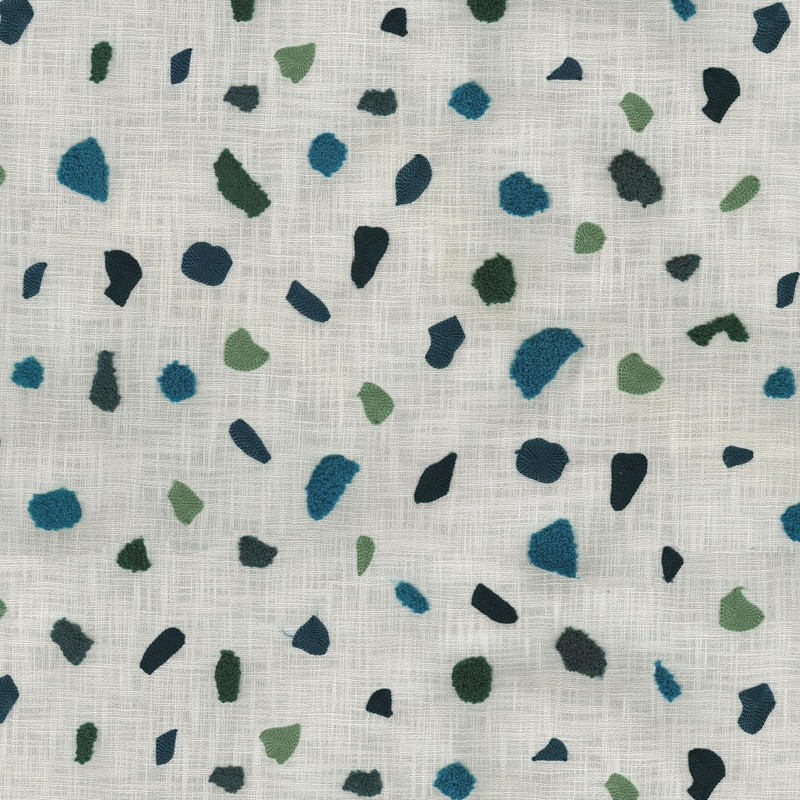 Embroidered Cotton Fabric by The Yard, DIY, Craft, Project, Sewing,