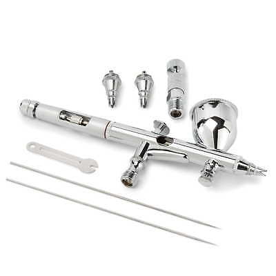 Dual Action Airbrush Kit with 3 Tips and MAC Valve