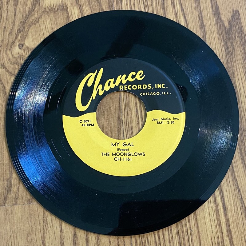 RARE EX DOO WOP REPRO 45 Moonglows 219 Train My Gal CHANCE