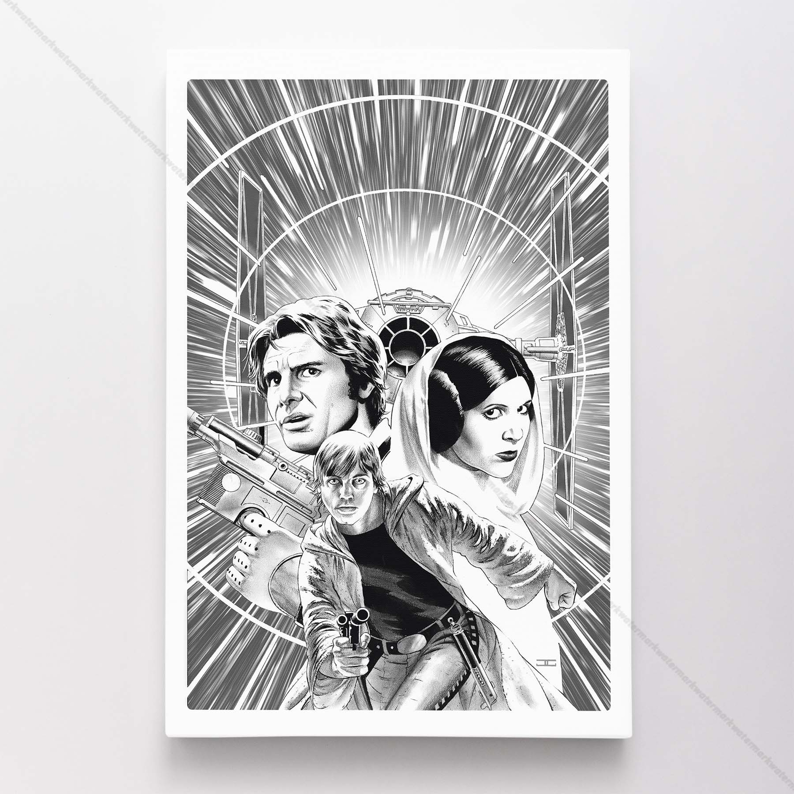 Star Wars Poster Canvas Movie Comic Art Print #45