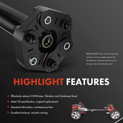 New Rear Side Driveshaft Prop Shaft Assy for Dodge Challenger 2009-2011 V8 5.7L