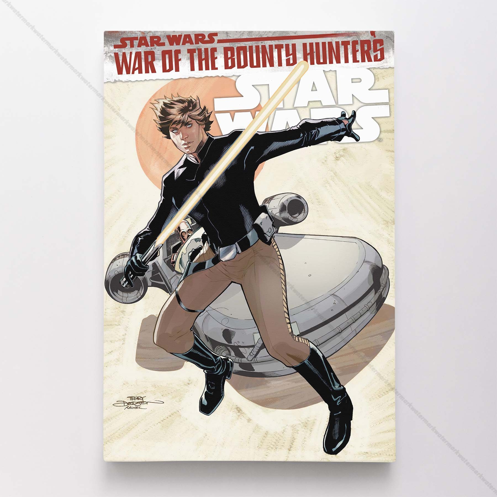 Luke Skywalker Star Wars Poster Canvas Vol 3 #65 Movie Comic Book Art Print