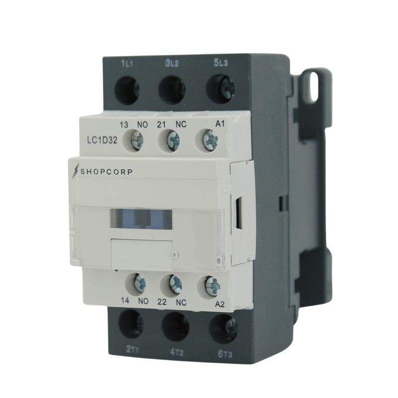 3 Pole Contactor 30A Normally Open IEC 660V, Auxiliary 1NO/1NC