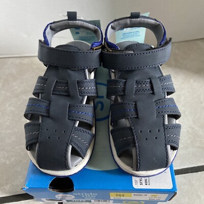 Stride Rite Boy's Shoes Size 10 Paddy Navy *NEW* KB022101
