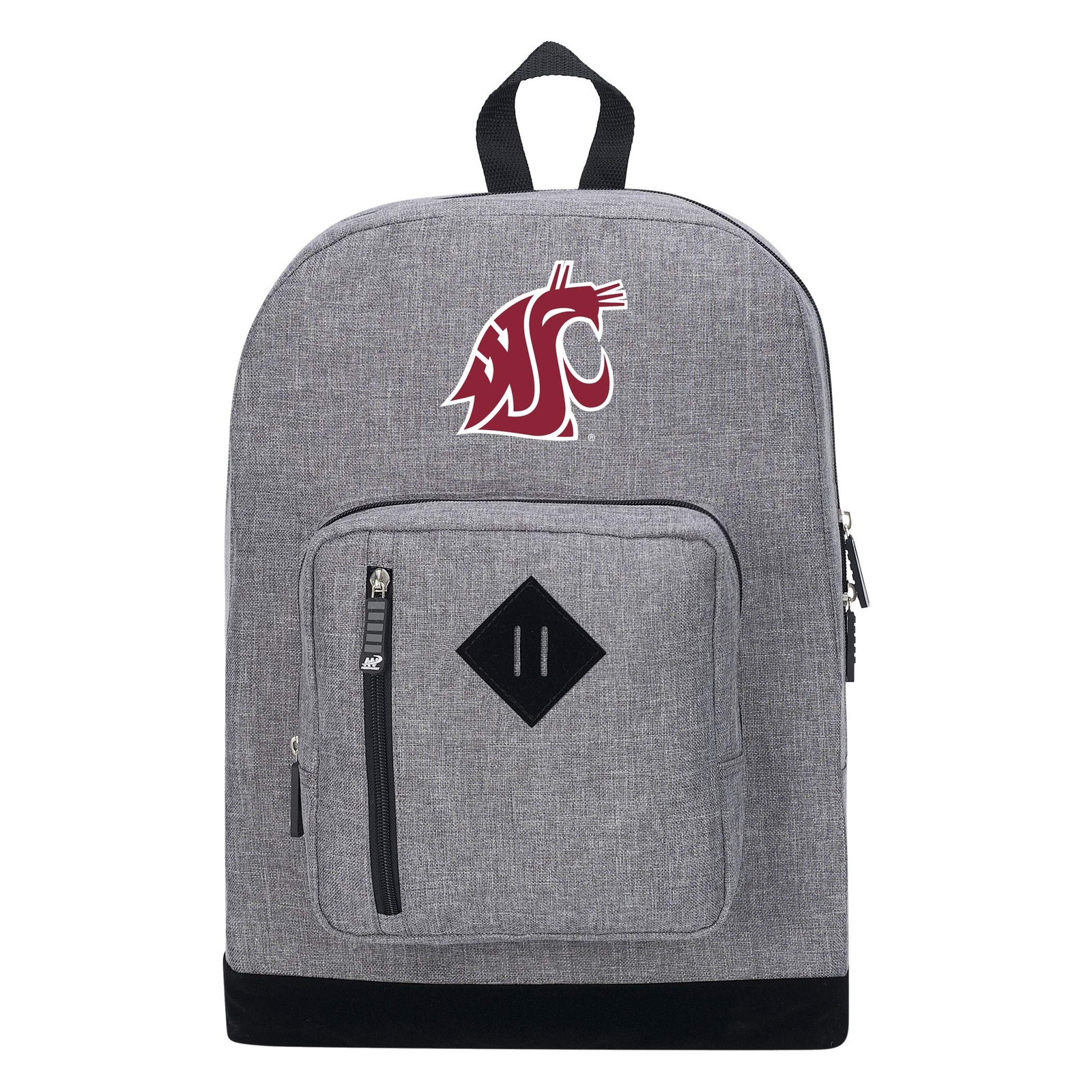 NCAA Washington State Cougars "Playbook" Backpack, Gray, 18" x 5" x 13"