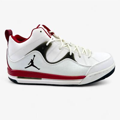 Jordan Flight TR 97 Mid White Black Gym Red Mens Athletic