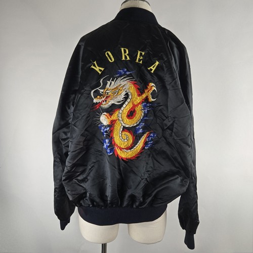 Vintage 80's Korea Souvenir Satin Bomber Sukajan Jacket Vintage 80's Korea Souvenir Satin Bomber Sukajan Jacket