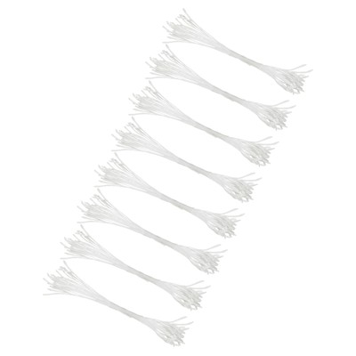 200-Pack Mini Double Heads Artificial Flower Stamen Pistil [White]