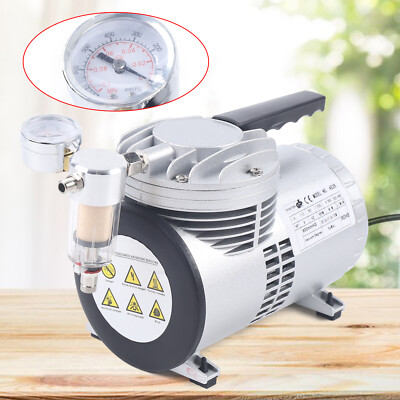 Pro Lab Vacuum Pump 20-23L/min Oilless Vacuum Pump HVAC Diaphragm Filter Pump