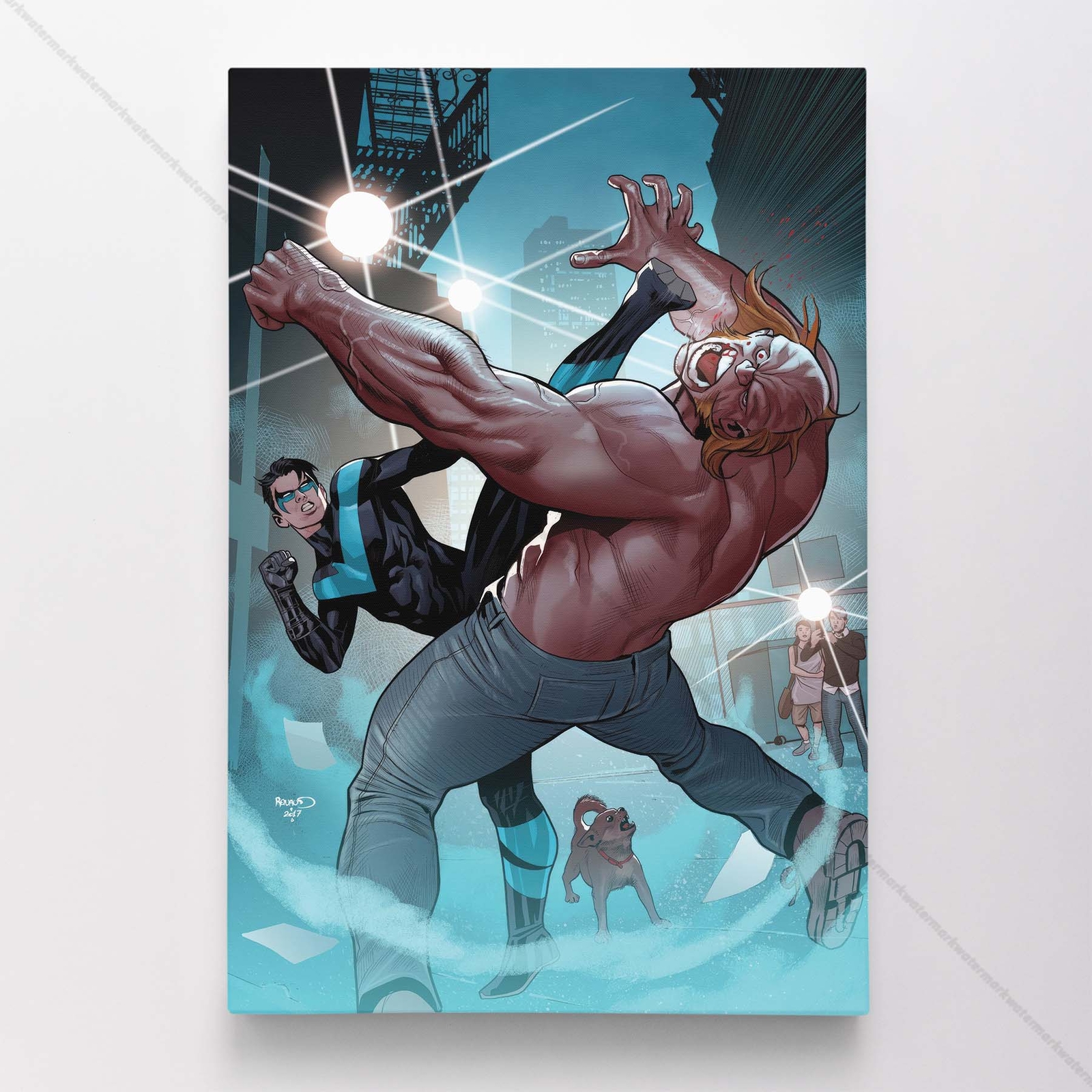 Nightwing Poster Canvas DC Comic Book Cover Art Print #52033