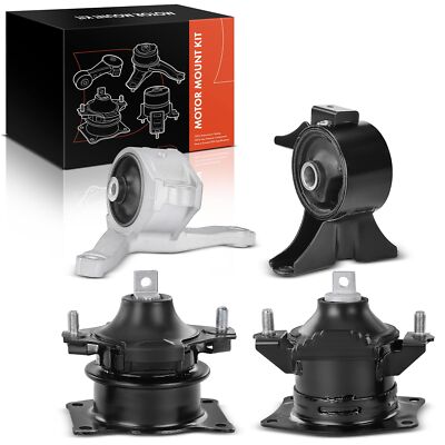 4x Auto Trans Engine Motor & Transmission Mount for Acura MDX 2007-2009 V6 3.7L