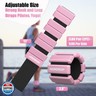 Pilates Wrist Ankle Weights for Women, Wearable Strong Arm and Leg Weights Set of 2(1Lbs Each), Adjustable Ankle Weights for Walking, Yoga, Dance, Barre, Gym