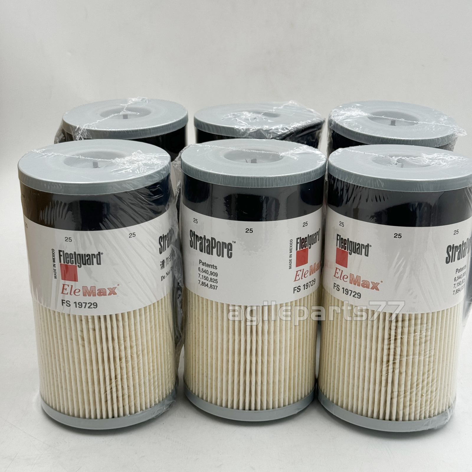 6x FS19729 New and Genuine Fleetguard Fuel/Water Separator US Free Shipping