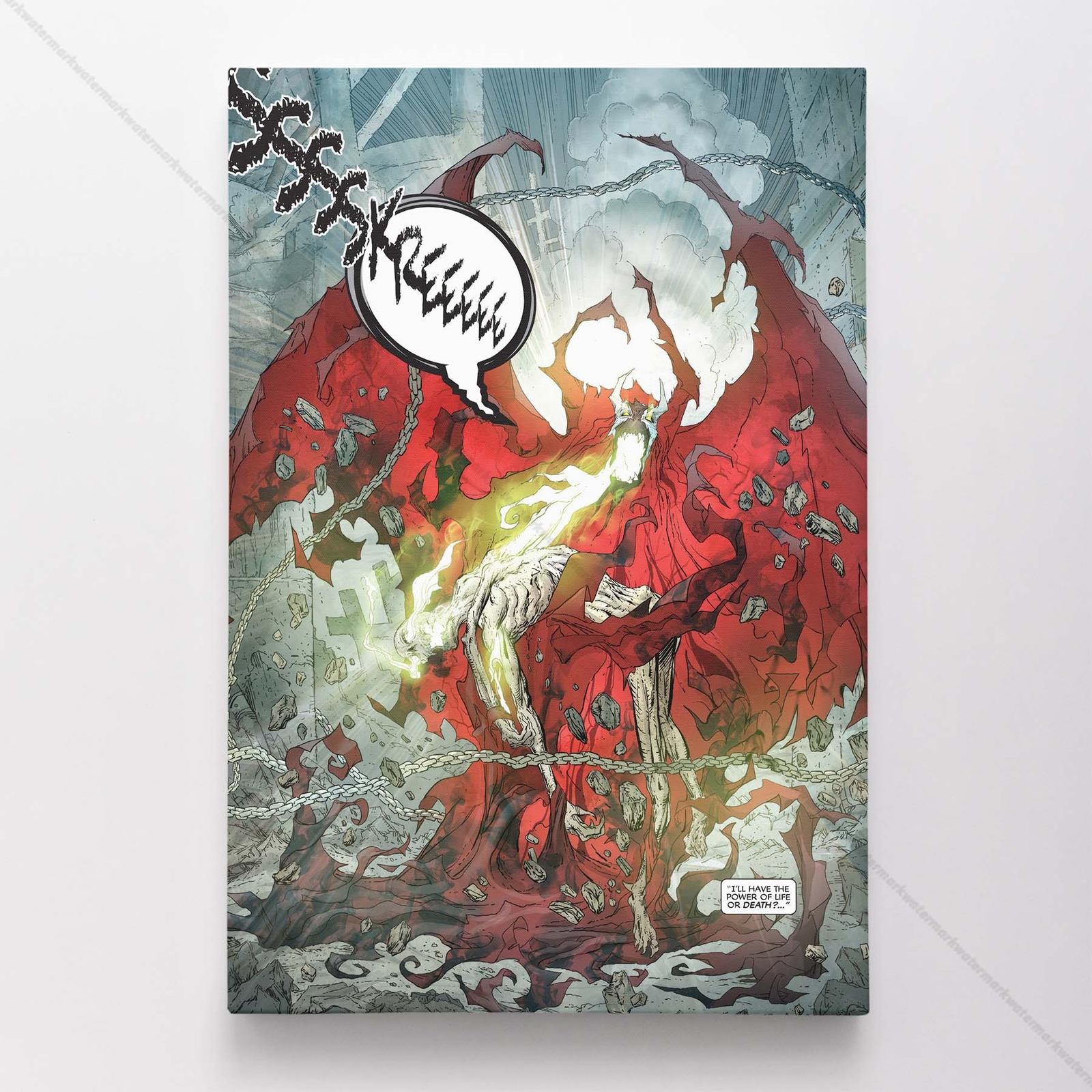 Spawn 200 Poster Canvas Comic Book Cover Art Print #O