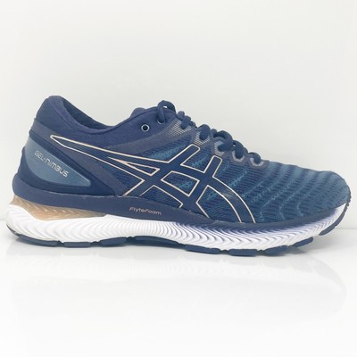 

Asics Womens Gel Nimbus 22 1012A587 Синие кроссовки для бега Размер 8.5, Синий, Gel Nimbus 22