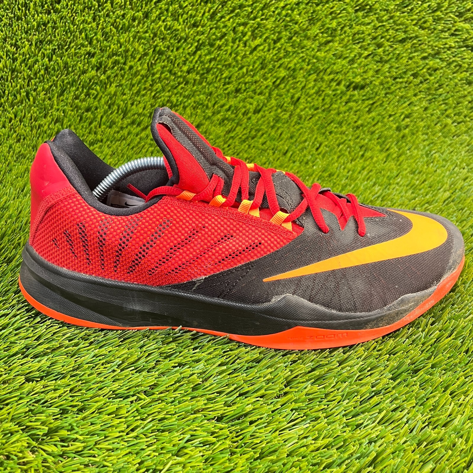 Nike Zoom Run The One Mens Size 12 Black Red Basketball