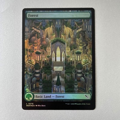 Magic the Gathering Murders at Karlov Manor #276 Forest Foil