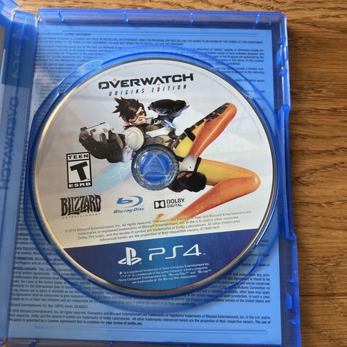 Overwatch: Origins Edition  PlayStation 4 PS4 With Noire Widowmaker Skin Code
