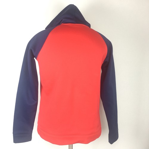 Youth Under Armour Storm/Cold Gear Hoodie Blue Red - Sz YXL