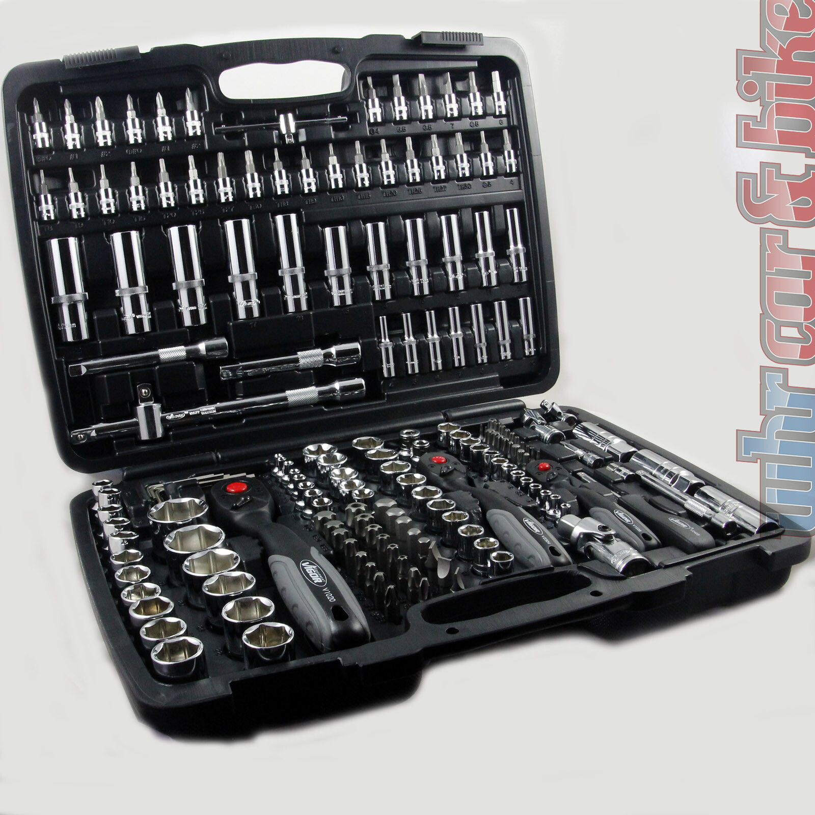 TONE DSTO1200 Steckschlüsselsatz – 12-teilig, 8-19 Mm, Schwarz, Niedriges Profil