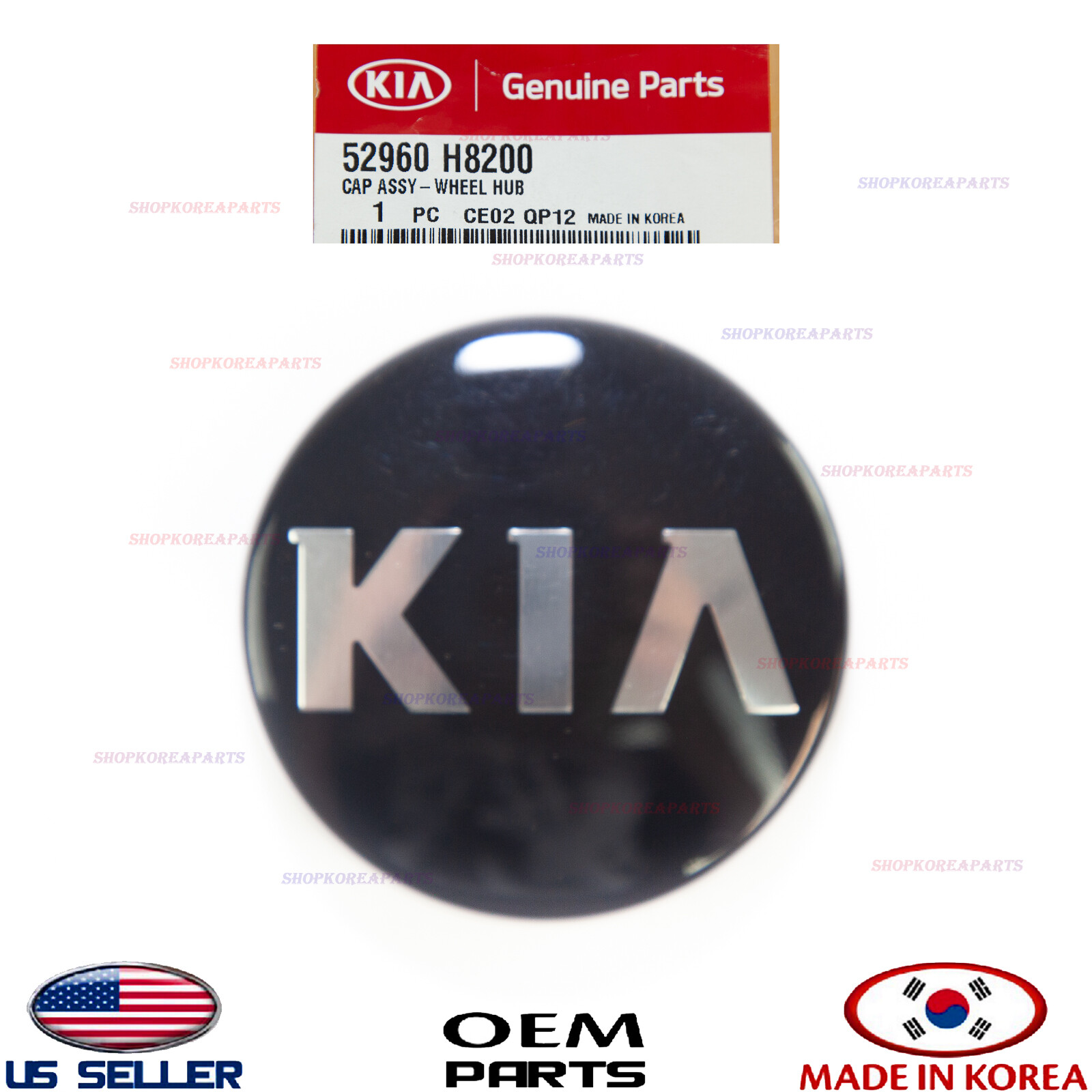 Genuine Kia 52960-2T300 Wheel Hub Cap Assembly, Center Caps - Canada