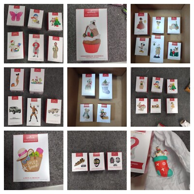 2023 Hallmark Ornaments Limited Series Build a lot!