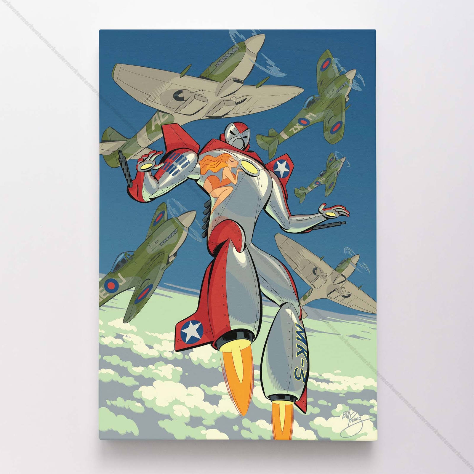 Iron Man Poster Canvas Tony Stark Avengers Comic Book Cover Art Print #60457