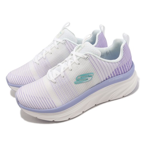 

Skechers D Lux Walker Белый Фиолетовый Женская спортивная обувь для бега Кроссовки 896060-WPR, D Lux Walker