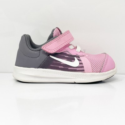 

Nike Girls Downshifter 8 922859-602 Розовые кроссовки для бега, размер 6C, Розовый, Downshifter 8