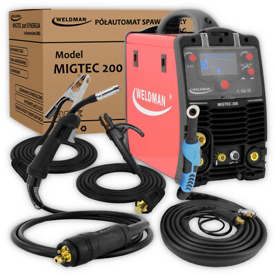 Weldman MIGTEC 200 PAK Poste à souder soudage MIG MAG MMA 200A + TIG Torche