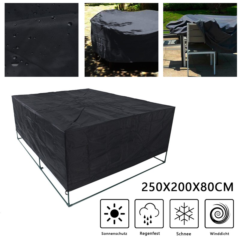 Gartenmöbel Abdeckung für 210D Oxford Abdeckplane Gartenmöbel Wasserdicht