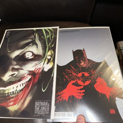 Lot Of Comics  Batman Flash Point Beyond 0 And Batman And joker Deadly Duo 1 New