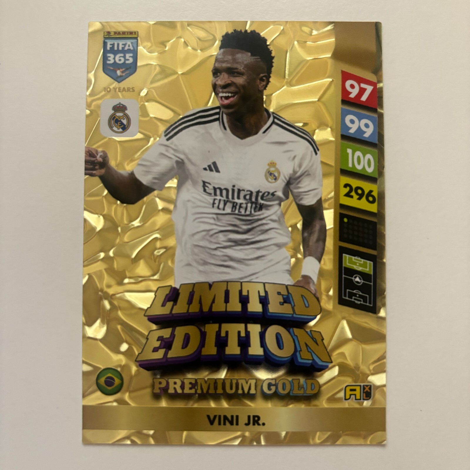Vinicius jr ヴィニシウス Panini gold standard Vinicius jr ヴィニシウス Panini gold standard