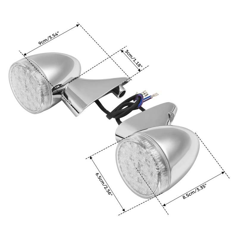 Front Turn Signals Light Fit For Harley Touring Touring Road Glide FLTR 2015-Up