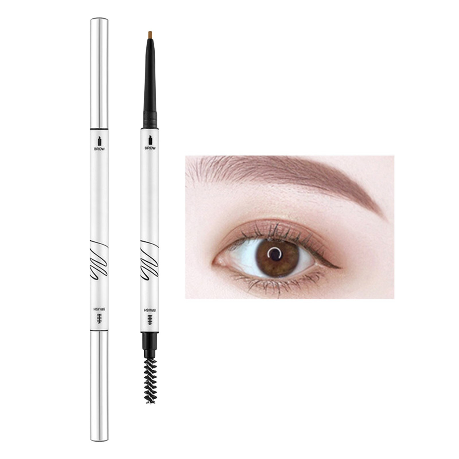 Double Tip Extremely Fine Eyebrow Pencil Waterproof Hard Core Waterproof Not Hot
