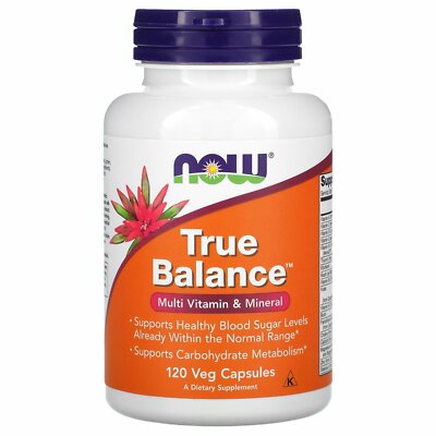 Now Foods True Balance Multi Vitamin Mineral 120 капсул с гарантией качества GMP