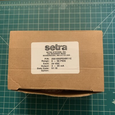 Setra  2561050PGM11C 0-50 Psi 4-20ma Pressure Transducer