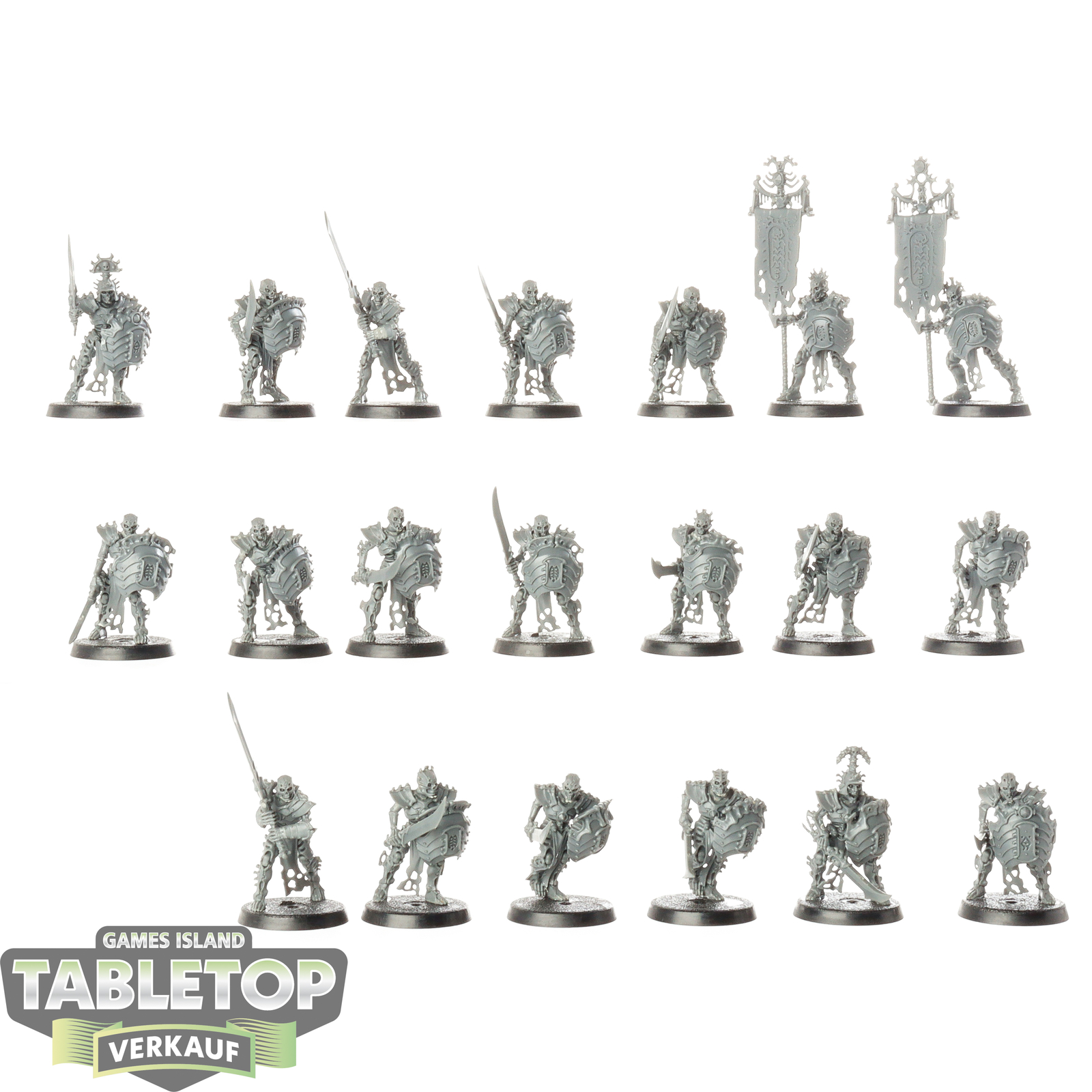 Ossiarch Bonereapers - 20x Mortek Guard - unbemalt