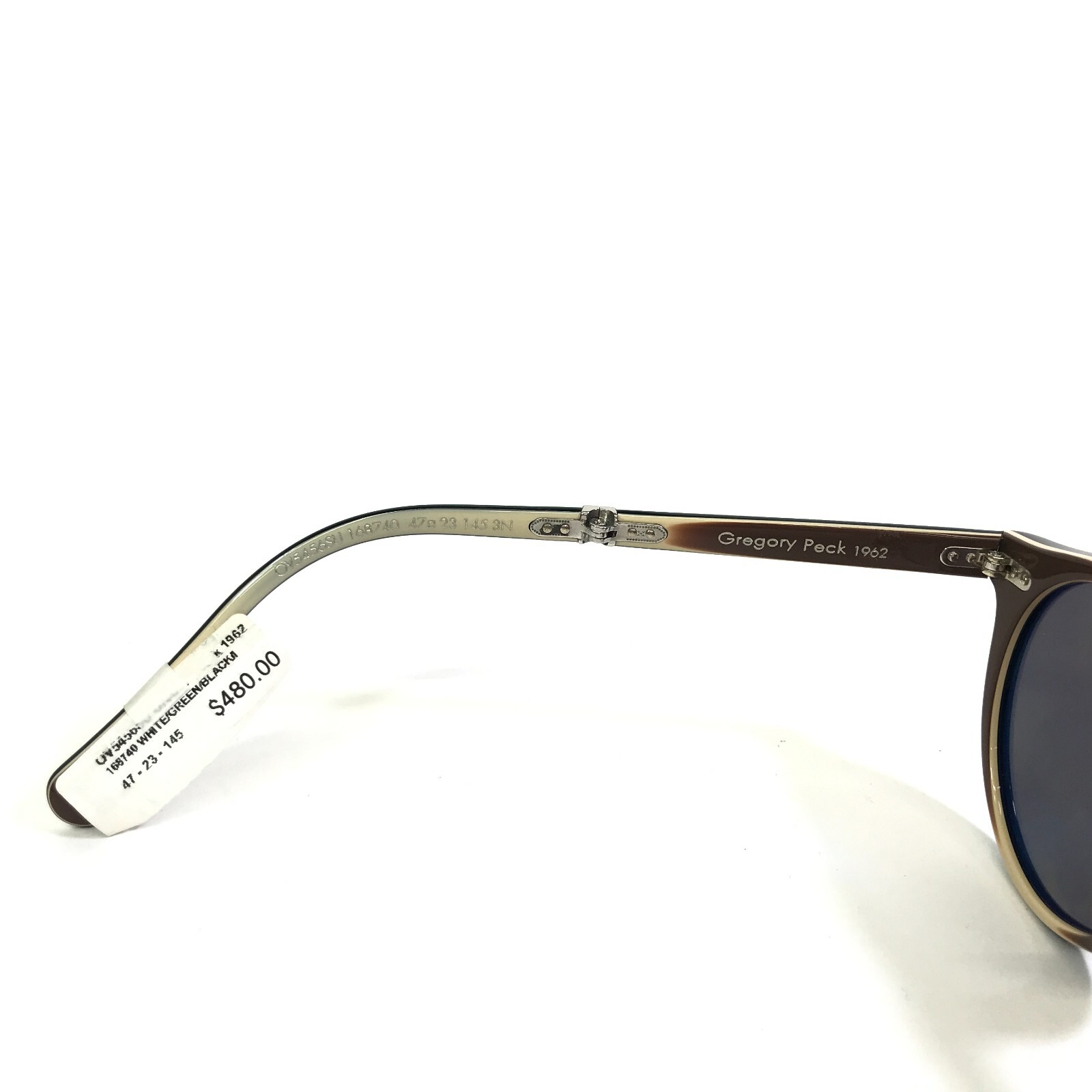 Pre-owned Oliver Peoples Sunglasses Ov5456su 168740 Gregory Peck 1962 Collapsible Foldable In Gray