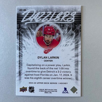 2024 Upper Deck Series 1 #DZ-45 Dylan Larkin Dazzlers Orange