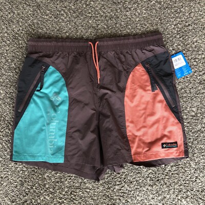 NEW COLUMBIA Riptide Retro Omni-Shield Swim Trunks Hiking Shorts - WOMEN'S - XXL