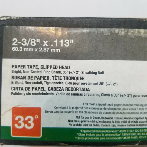 Hitachi 15103M Collated Framing Nail, 2000-Pack