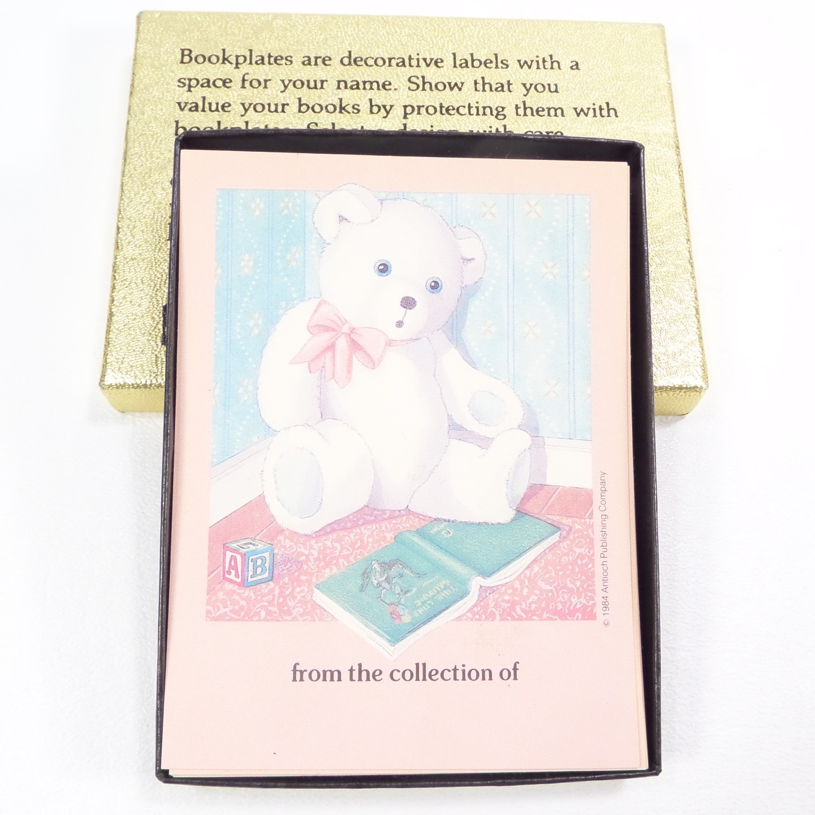 Antioch Publishing 30 Self-Stick Teddy Bear Bookplates